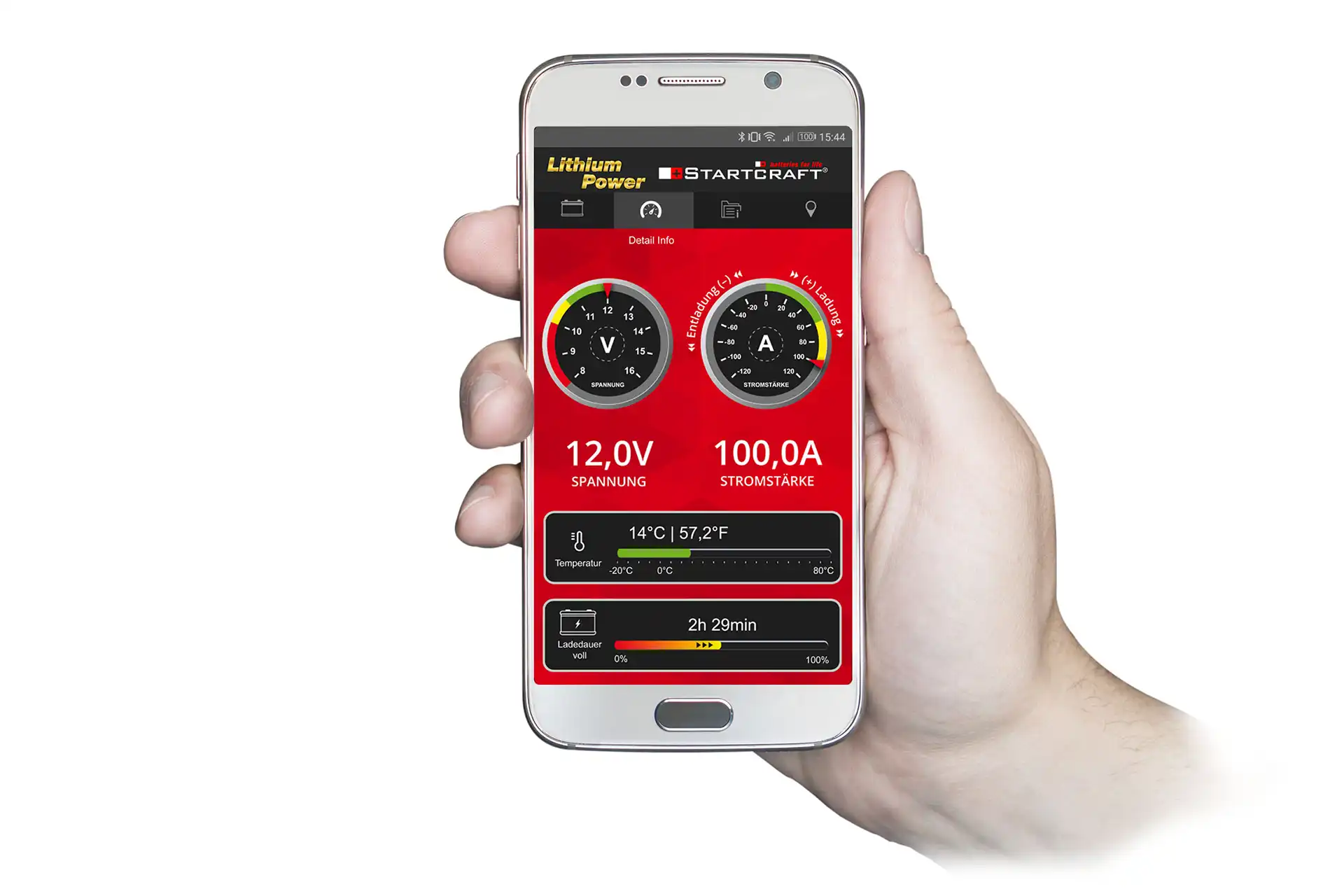 LiFePO4 Zusatzbatterie mit Bluetooth-App Überwachung – smarte Zweitbatterie für optimierten Bordstrom, digitales Energiemanagement und maximale Autark-Lösung im Sonderfahrzeug in der Zwickau Region