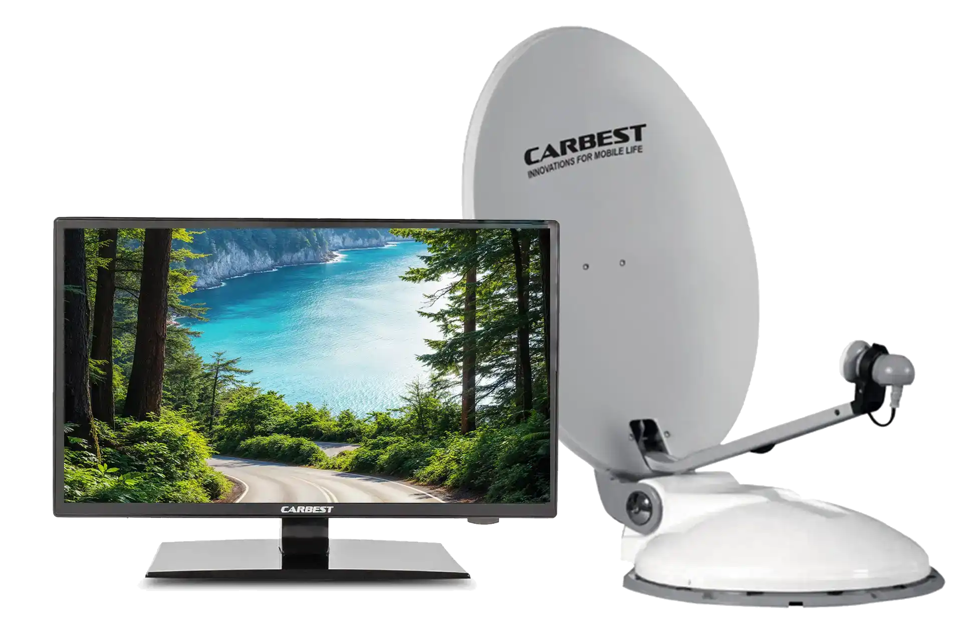 DÖRFELT DIE WERKSTATT in Zwickau Carbest Travelsat SAT Anlage mit Bluetooth und Skew fuer Camping Fernseher Multimedia Einbau und Elektrik