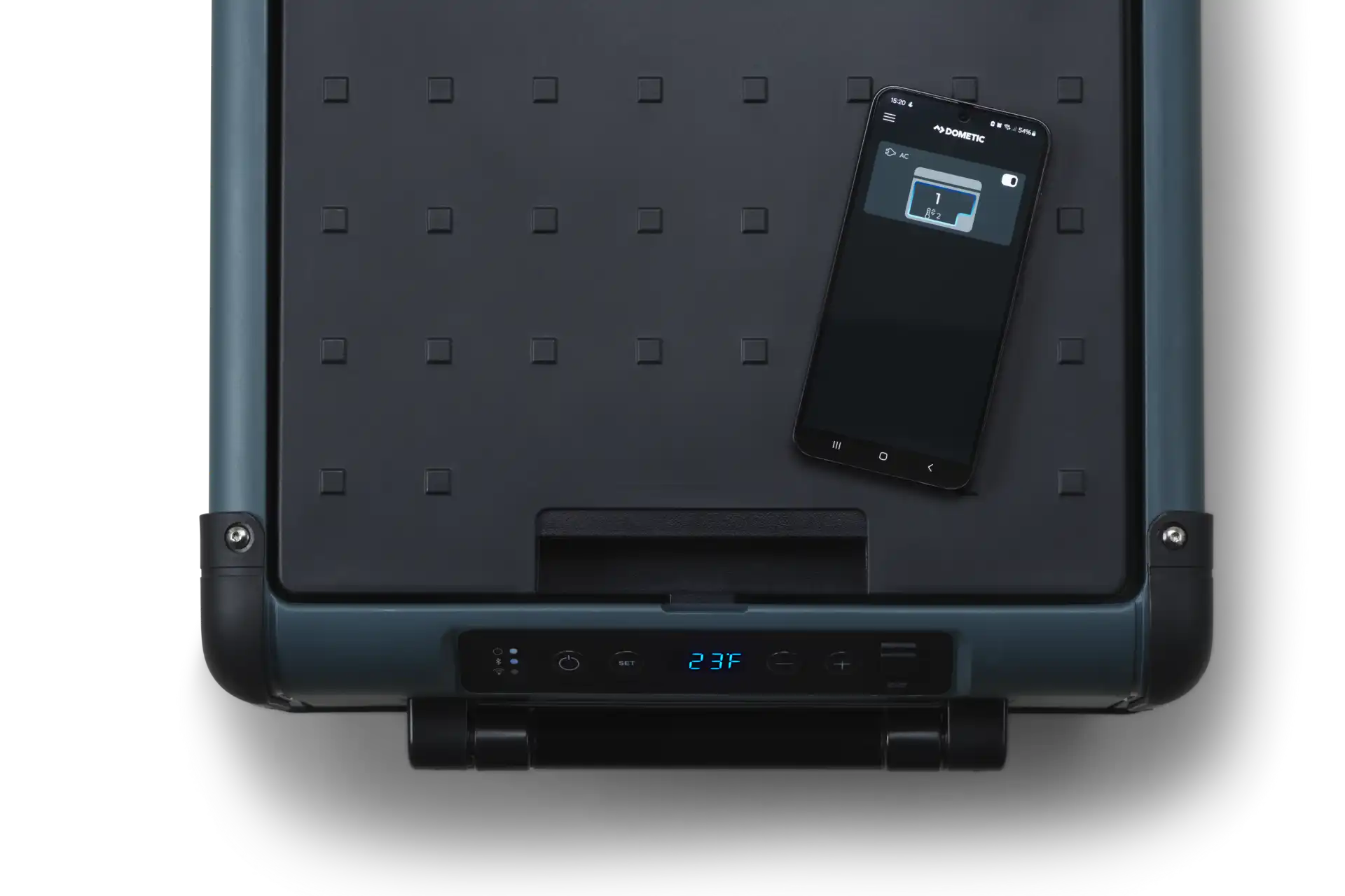 DÖRFELT - DIE WERKSTATT Zwickau präsentiert Dometic CFX2 57 Kompressorkühlbox 57 Liter Volumen 12 24 Volt oder Steckdose mit App Steuerung Bluetooth WiFi und USB Anschluss ideal für Wohnmobil Caravan Camping