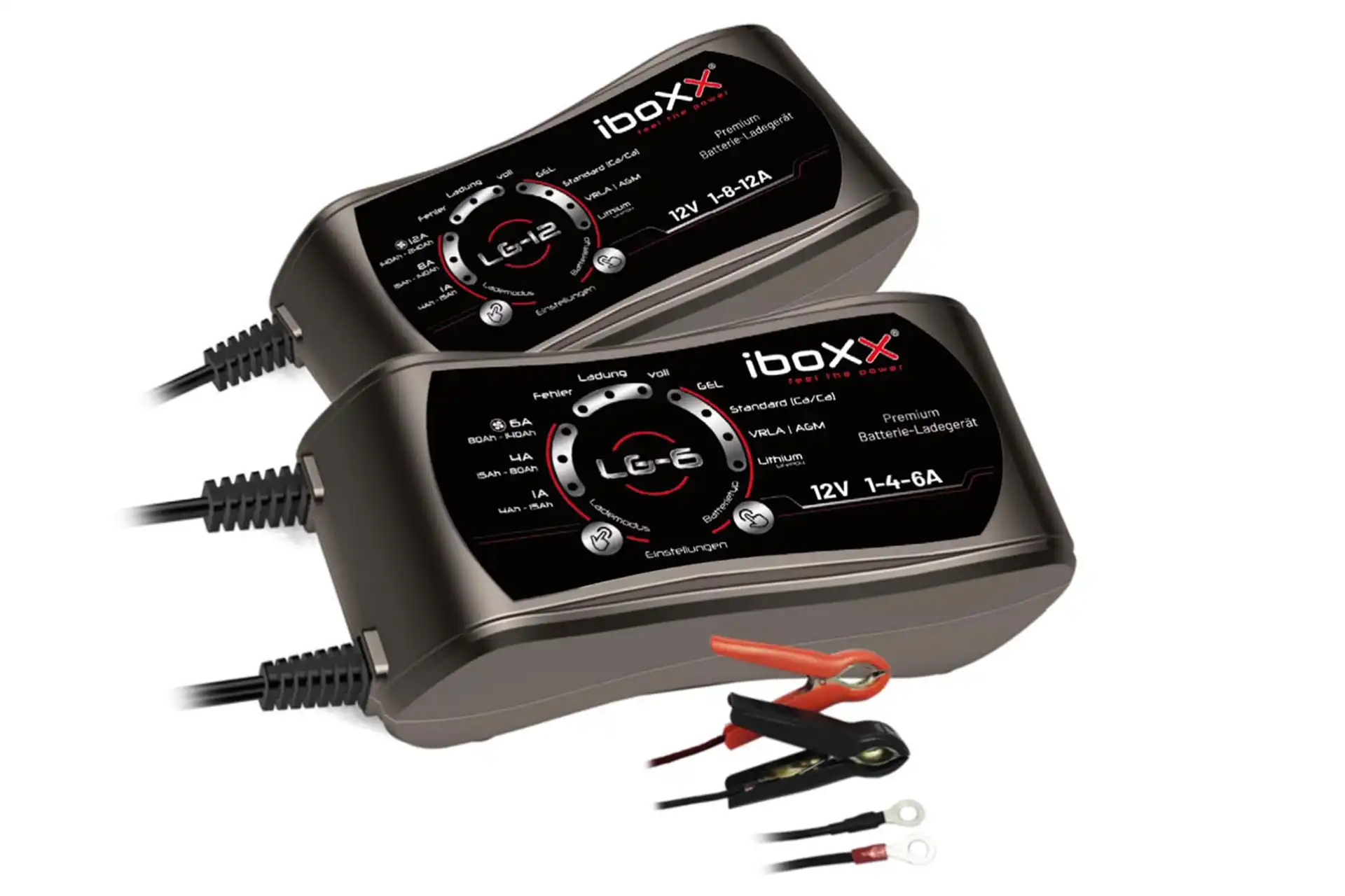 12V Ladegeräte iBoxx LG6 & LG12 – leistungsstarke Ladetechnik für VRLA-, AGM-, GEL-, EFB- und Lithium LiFePO4-Batterien, intelligente Batteriewartung, optimale Ladeleistung und zuverlässige Stromversorgung für Wohnmobile, Boote, Camper und mobile Energiesysteme in Zwickau