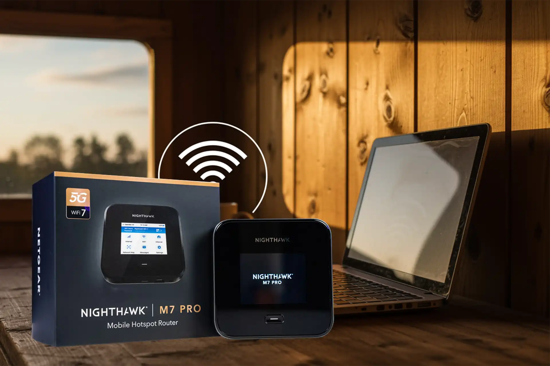 Netgear Nighthawk M7 mobiler Hotspot Router mit 5G bis 6 Gbits und Wifi 7 USB C Anschluss für schnelles Internet unterwegs Einbau und Beratung in Zwickau DÖRFELT DIE WERKSTATT