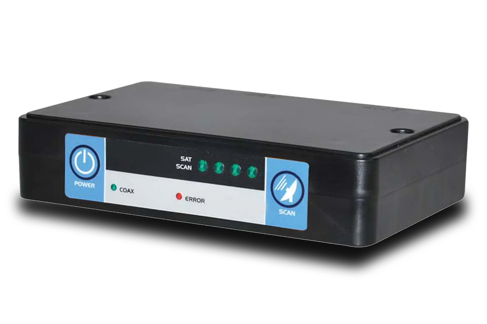 Doerfelt die Werkstatt in Zwickau Steuermodul fuer vollautomatische Satellitenantenne mit automatischer Ausrichtung Coax und LED Anzeige